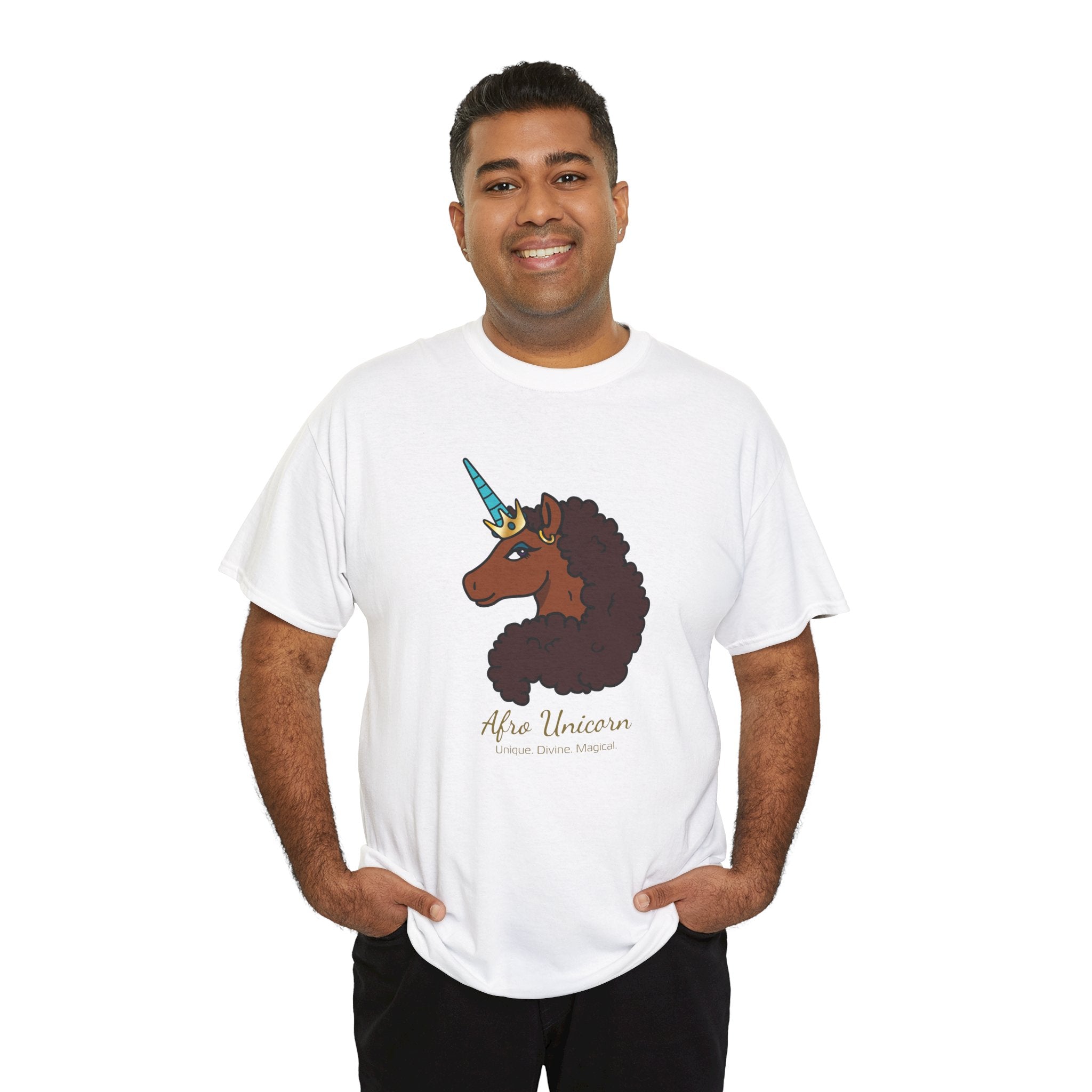 Adult - Afro Unicorn Signature Tee - Unique