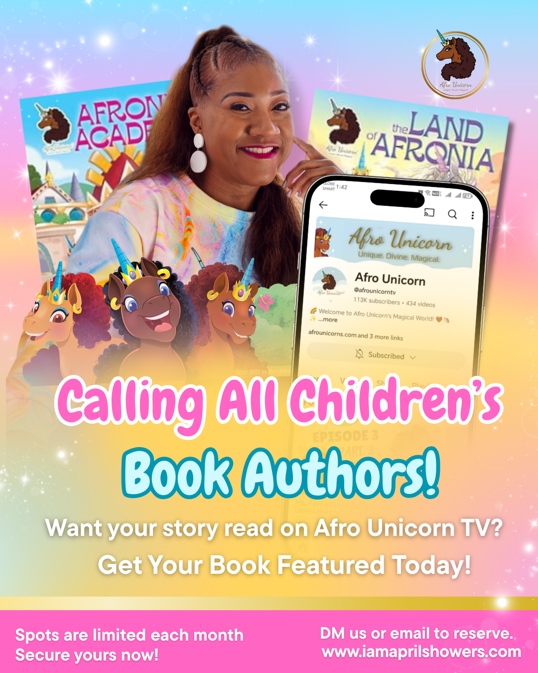 Get Your Children's Book Featured on Afro Unicorn TV!