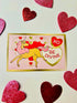 Afro Unicorn Valentine's Day Exchange Cards