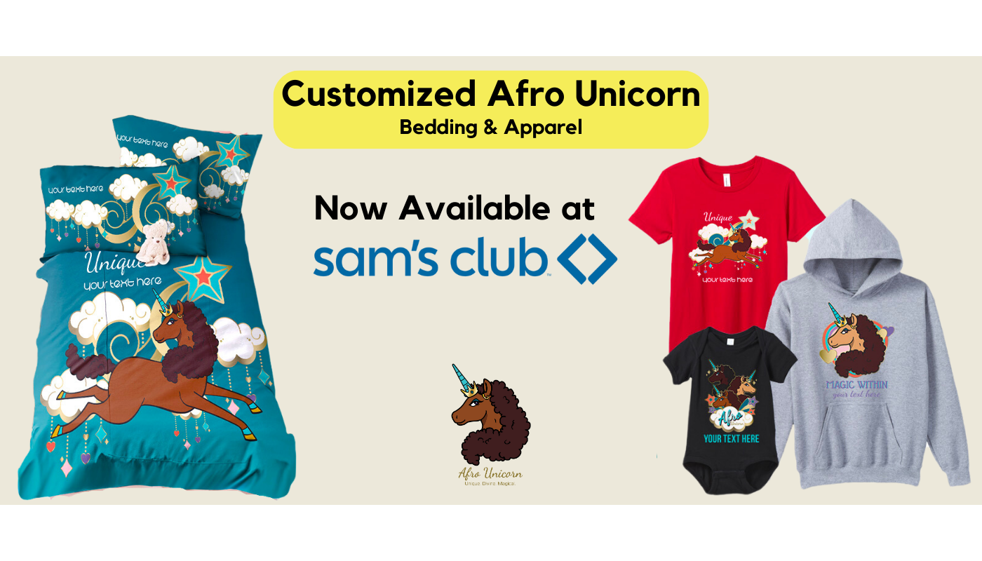 Afro Unicorn at Sam's Club