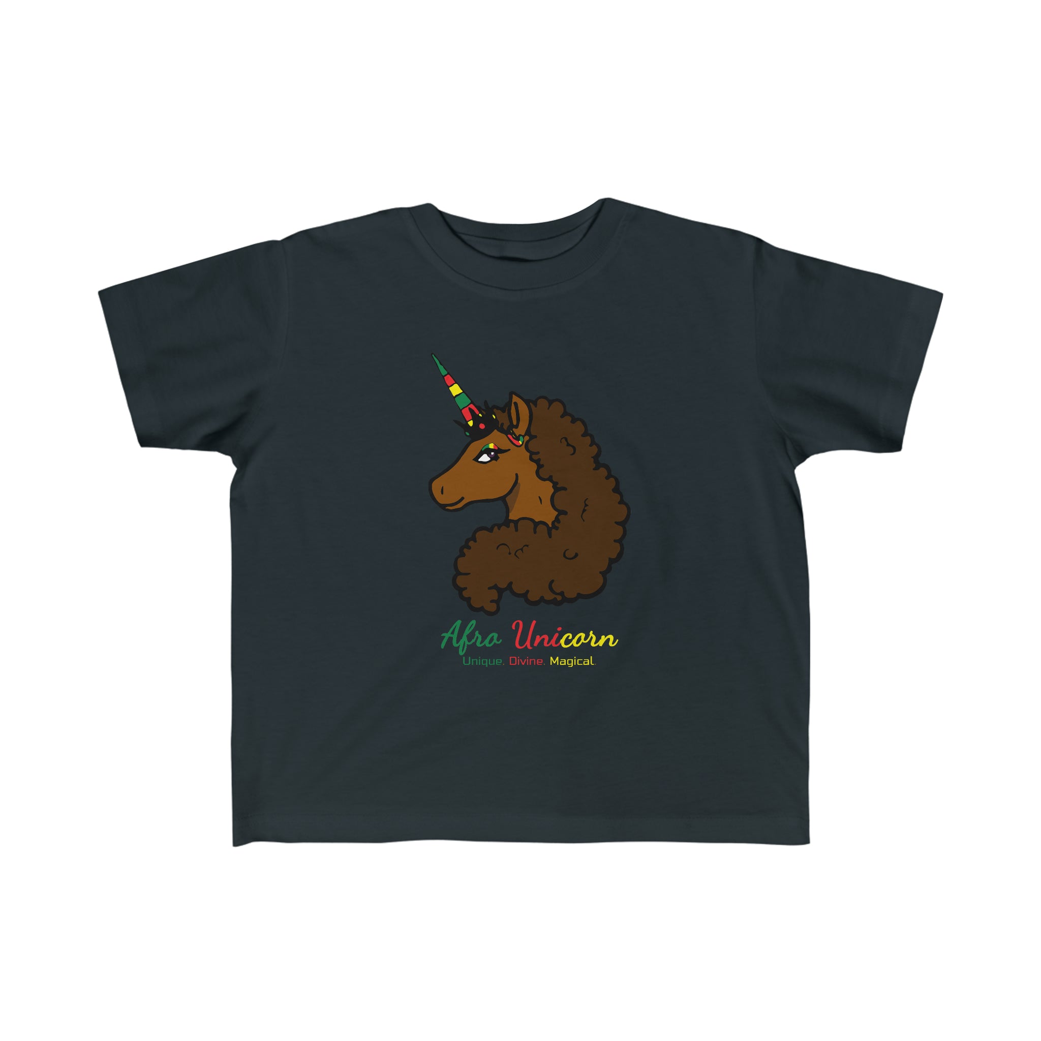 Toddler Afro Unicorn Juneteenth Tee