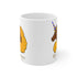 Afro Unicorn Royal Blue & Gold Mug