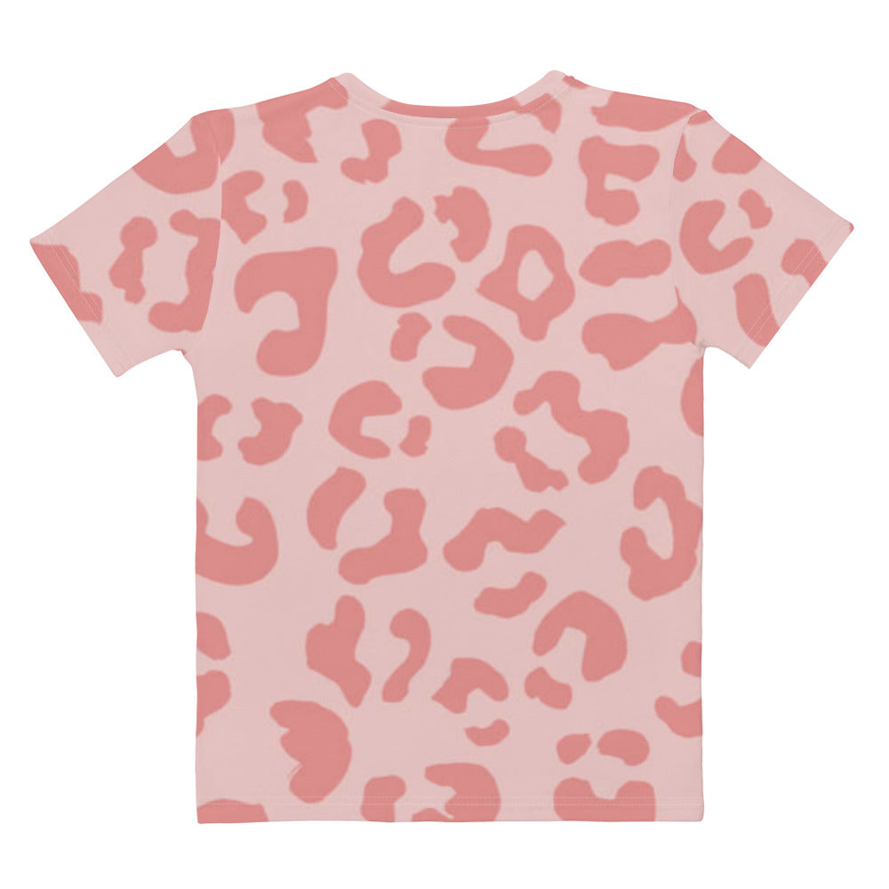 Afro Unicorn Pink Cheetah Print T-shirt