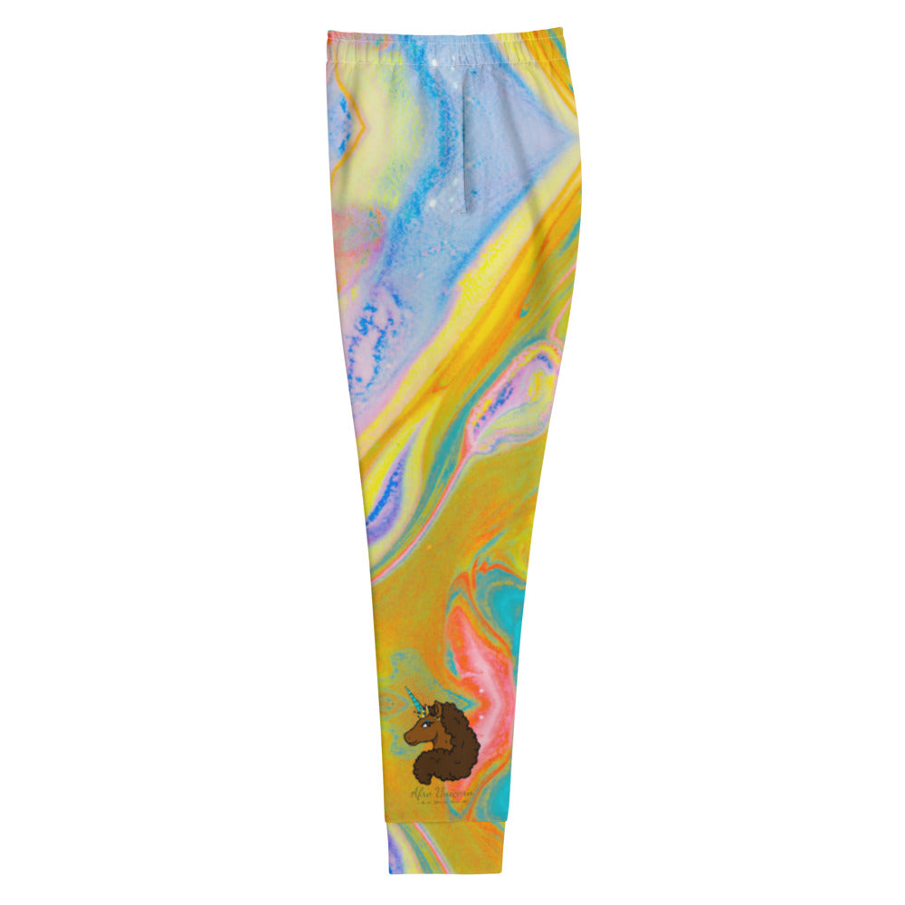 Limited Edition Afro Unicorn Tie Dye Joggers