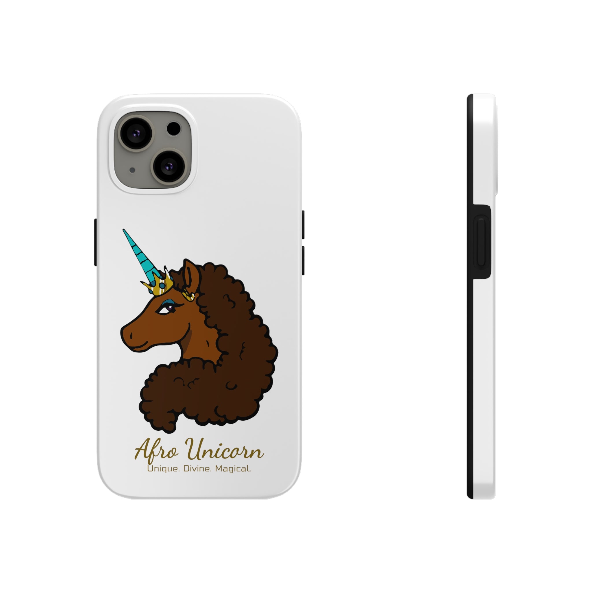 Afro Unicorn Tough Phone Cases - Caramel