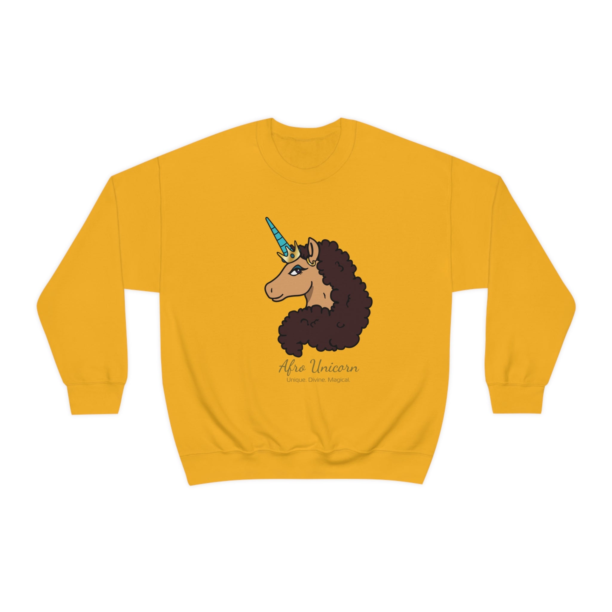 Divine Afro Unicorn Sweatshirt (Vanilla)